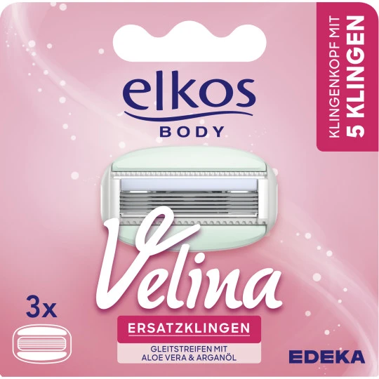 Elkos Body Velina Ersatzklingen 3ST 3 Elkos Body Velina Ersatzklingen 3ST