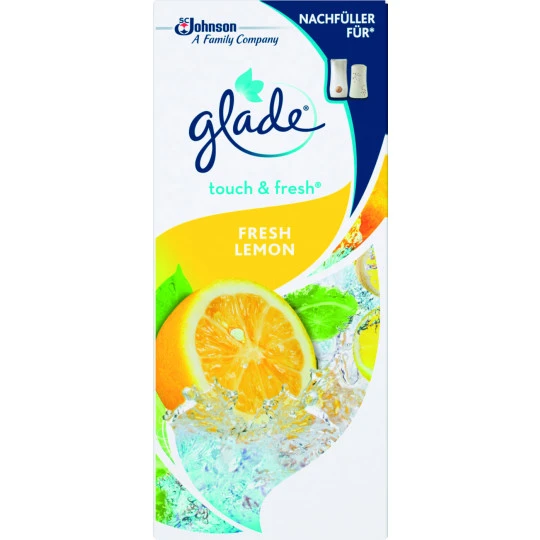 Glade® Touch & Fresh Lemon Minispray Nachfüller 10ML 3 Glade® Touch & Fresh Lemon Minispray Nachfüller 10ML