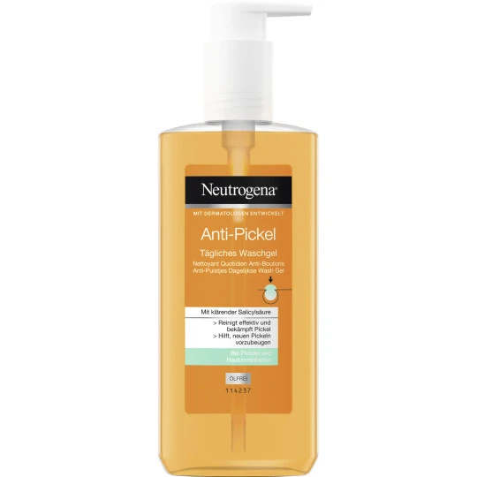Neutrogena Anti-Pickel Tägliches Waschgel 200ML 3 Neutrogena Anti-Pickel Tägliches Waschgel 200ML