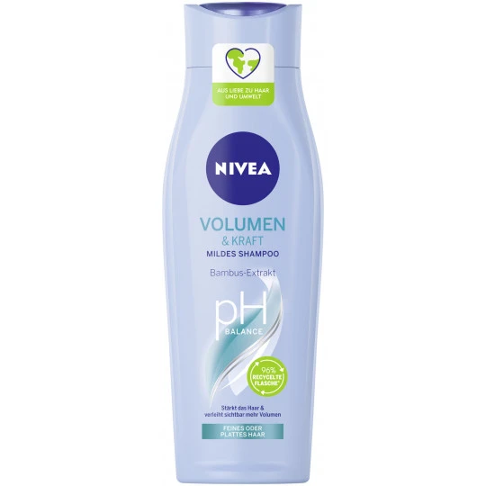 NIVEA Volumen & Kraft Mildes Shampoo PH Balance 250ML 3 NIVEA Volumen & Kraft Mildes Shampoo PH Balance 250ML