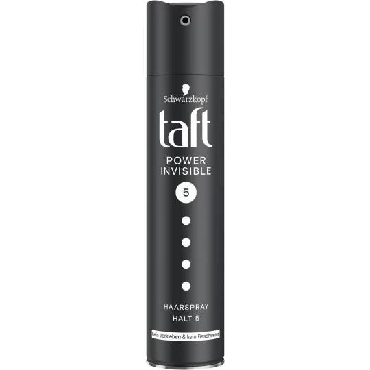 Schwarzkopf Taft Power Invisible Haarspray Halt 5 250ML 3 Schwarzkopf Taft Power Invisible Haarspray Halt 5 250ML